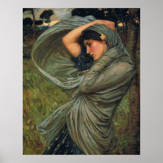Poster Vintage Art John William Waterhouse (Devant)