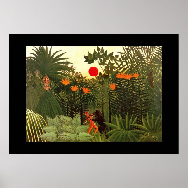 Poster Vintage Art Paysage exotique (Front)
