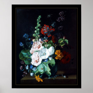 Poster Vintage Art Still Life Flowers