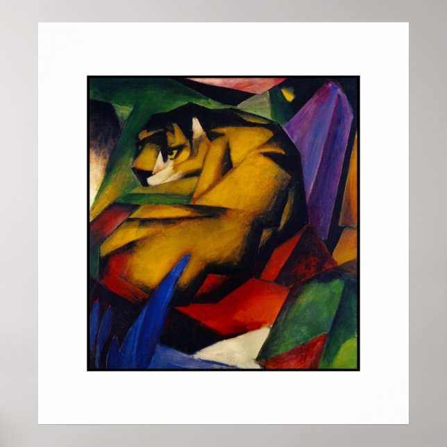 Poster Vintage Art The Tiger (Front)