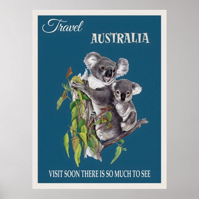 Poster vintage australien (Devant)