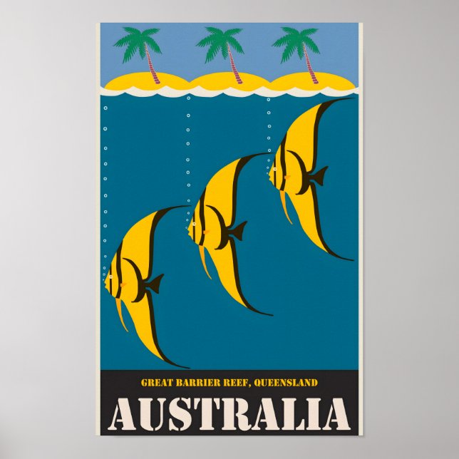 Poster vintage australien (Devant)