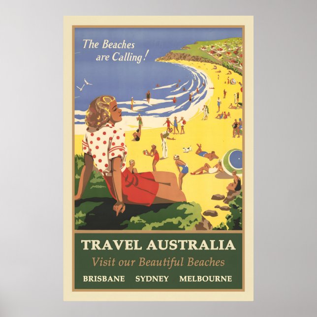 Poster vintage australien (Devant)