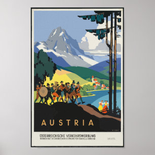 Poster Vintage Autriche