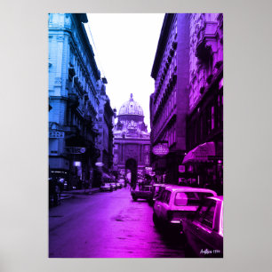 Poster Vintage Autriche Palais Impérial de Vienne