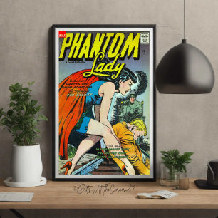 Poster Vintage BD Imaginaire Fantom Lady