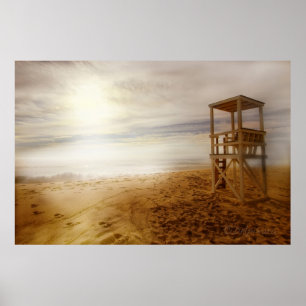 Poster vintage Beach