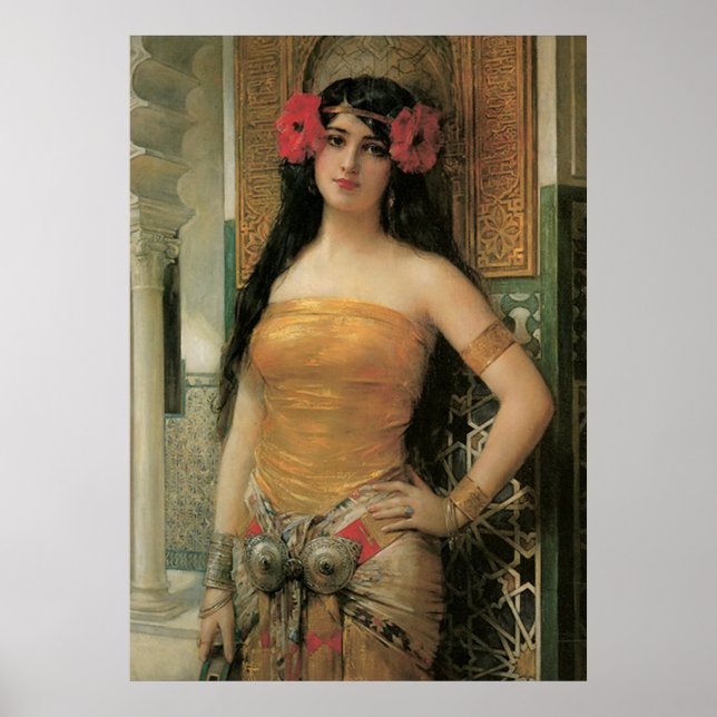 Poster vintage Belle (Devant)