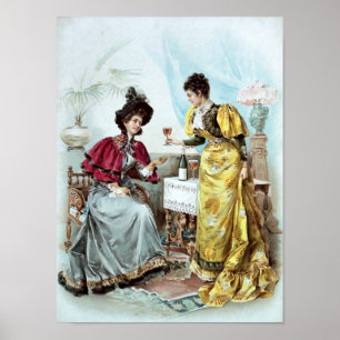 Poster Vintage Beverage Advertisement