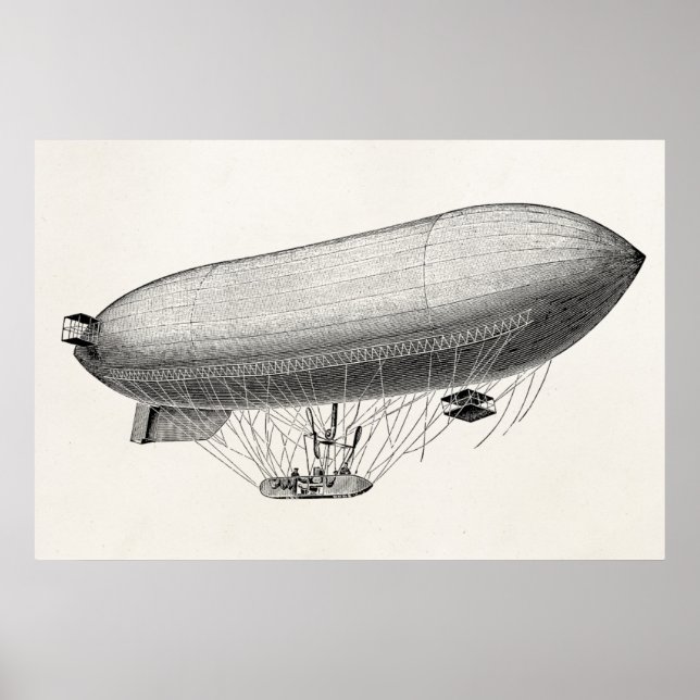 Poster Vintage Blimp (Devant)