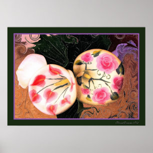 Poster vintage Calla Lilies