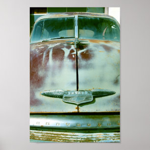 Poster Vintage Car Lowell Arizona Photo