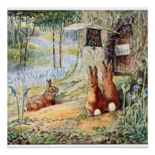 Poster Vintage Cecily Parsley's Nursery Rhymes