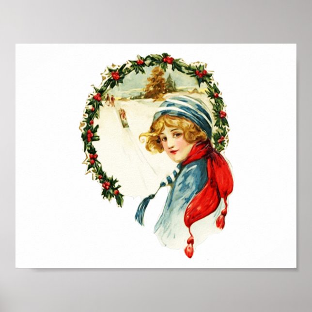 Poster Vintage Christmas (Devant)