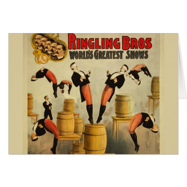 Poster vintage Circus Sideshow (Devant horizontal)