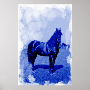 Poster Vintage Civil War Union Horse Canvas Print