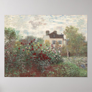 Poster Vintage Cottage Garden Imprimer