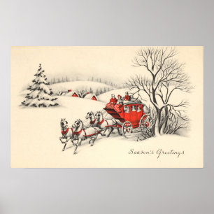 Poster Vintage Country Side Print