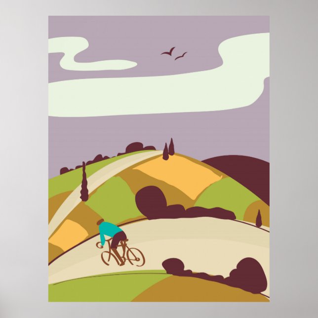 Poster vintage Cyclisme (Devant)