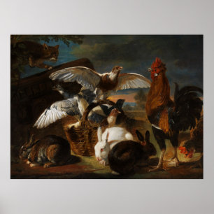 Poster Vintage David de Coninck Allégorie de la Vigilanc