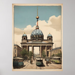 Poster vintage de Berlin