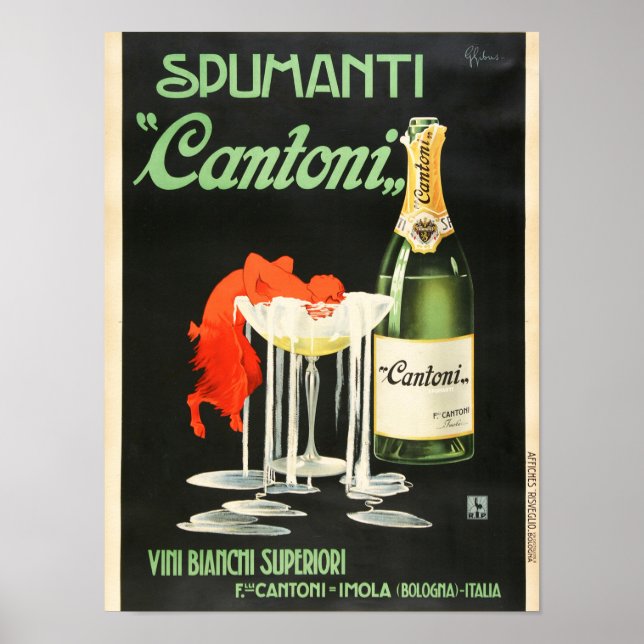 Poster vintage de Cantoni (Devant)