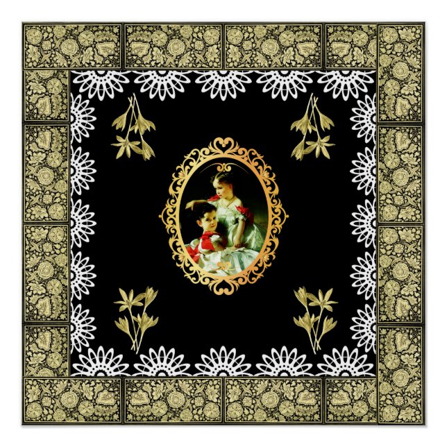 Poster vintage de collage (Devant)