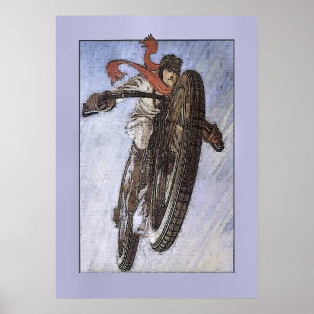 Poster vintage de moto (Devant)