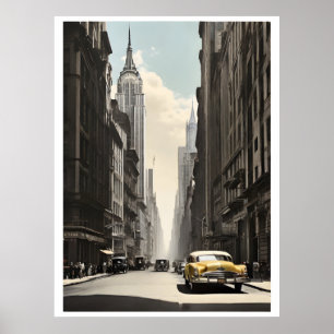 Poster vintage de New York