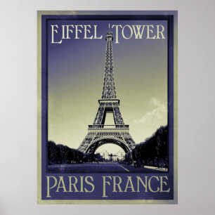 poster vintage de Paris France