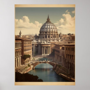 Poster vintage de Rome