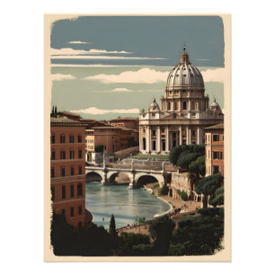 Poster vintage de Rome