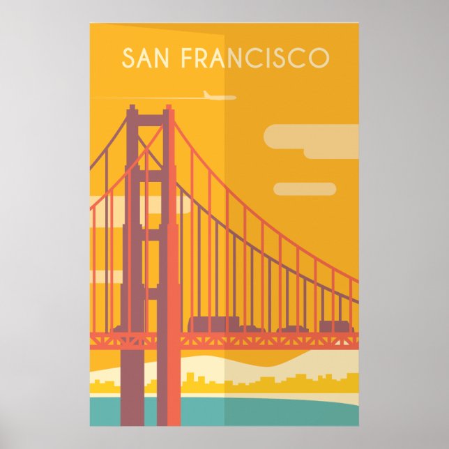 Poster Vintage de San Francisco (Devant)