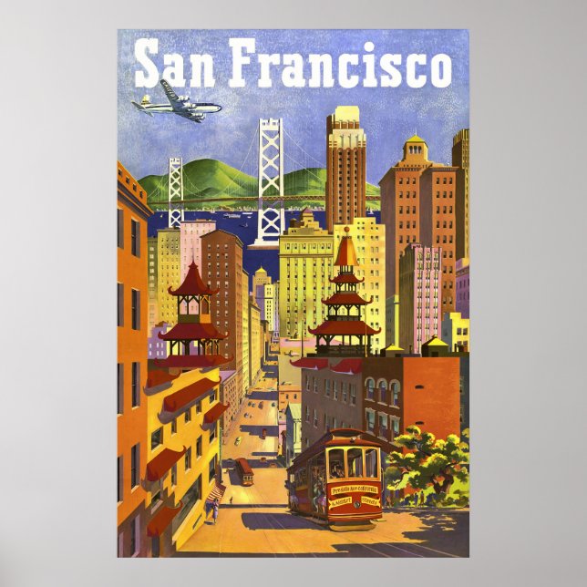Poster Vintage de San Francisco (Devant)