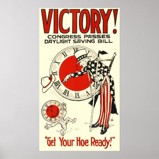 Poster vintage d'économie d'énergie (Devant)