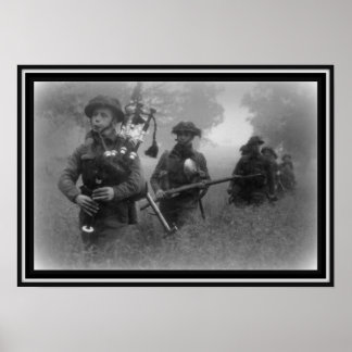 Poster vintage des Ecosse