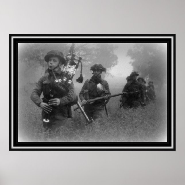 Poster vintage des Ecosse (Devant)