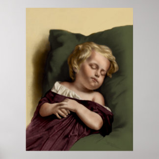 poster vintage du "sommeil pacifique"