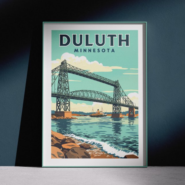 Poster Vintage Duluth Minnesota (Créateur téléchargé)
