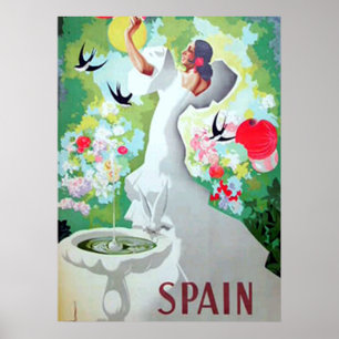 Poster vintage Espagne