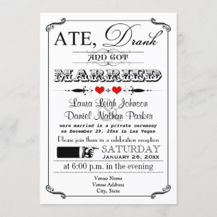 Poster vintage et tableau de bord Faire-part de ma