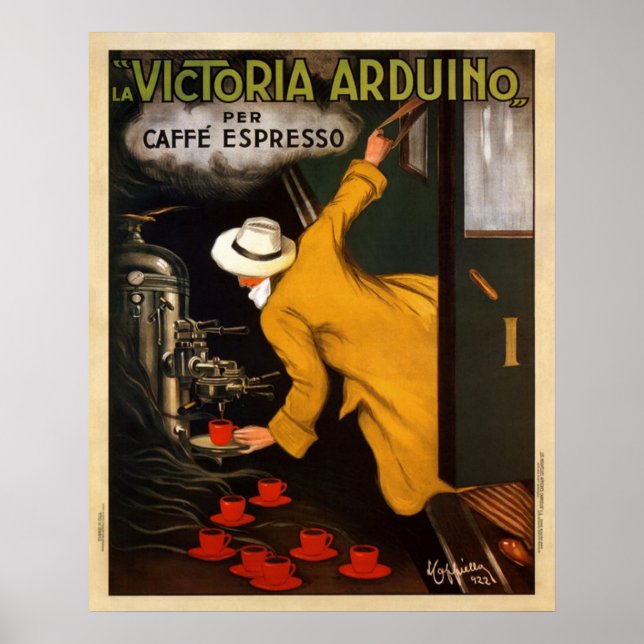 Poster vintage Express Café (Devant)