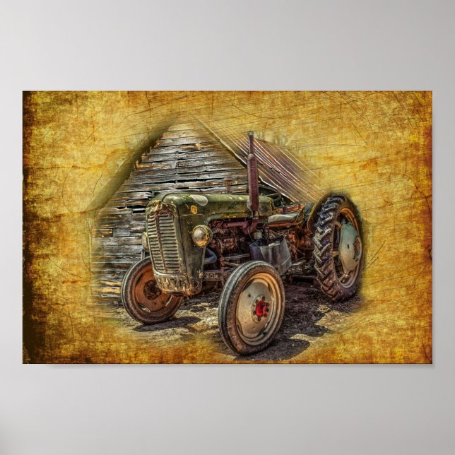 Poster Vintage Farm (Devant)