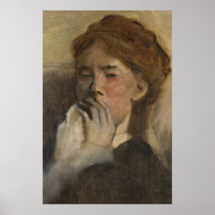 Poster Vintage femme Portrait Art