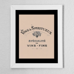 Poster Vintage French Wine Ad 