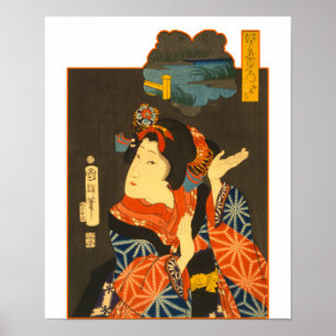 Poster Vintage Geisha