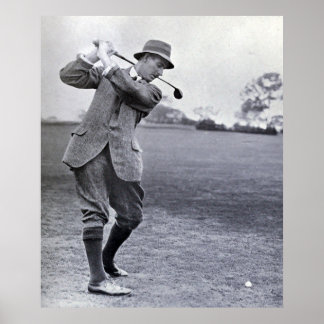 Poster Vintage Golfer : Harry Vardon