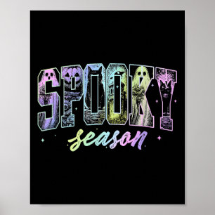Poster Vintage Halloween Horreur Soky Saison Ghost Mens W