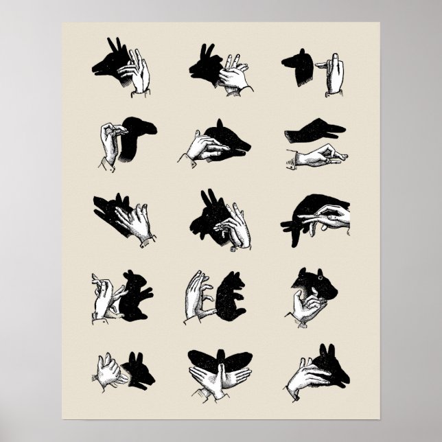 Poster Vintage Hand (Devant)