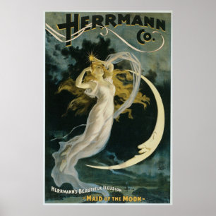 Poster Vintage Herrmann Co Magic